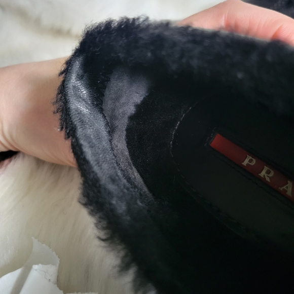 Prada fur lined slip ons - Picture 8 of 12